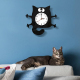 Horloge Enfant Silencieuse Décorative En Acrylique Noir Pour Salon Chambre ou Bureau - www.yonis-shop.com