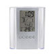 Horloge Digitale Transparente Avec Support Stylo Et Affichage Température Pour Bureau Et Maison