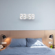 Horloge Murale Numérique LED 3D Multifonctionnelle Grande Taille Avec Affichage 12/24 Heures Et Fonction Répétition Pour Mais...