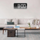 Horloge Multifonctionnelle à Activation Vocale Avec Réveil et Écran LED - www.yonis-shop.com