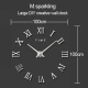 Horloge Murale Décorative 40 Pouces Noire Silencieuse Pour Salon Et Maison - www.yonis-shop.com