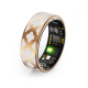Bague Connectée Taille 8 Rose Gold Surveillance Cardiaque et Sommeil Modes Sportifs Multiples Bluetooth 5.0 Étanche IP68 Auto...