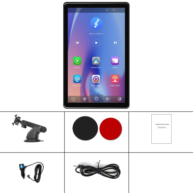 Autoradio Écran Tactile 8 Pouces CarPlay Android Auto Sans Fil Vision Nocturne Caméra Recul Audio HD Multimode - www.yonis-sh...