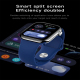 Montre Connectée Écran Couleur 2.04 Pouces Bracelet Silicone Bluetooth Appel Fréquence Cardiaque Suivi Sommeil Multi-Sport - ...