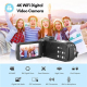Caméscope Numérique 4K Avec Écran Tactile 3 Pouces Zoom 18X Et Vision Nocturne WiFi - www.yonis-shop.com