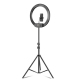 Ring Light LED 18 Pouces Dimmable Avec Trépied 2.1m Pour Diffusion En Direct Température De Couleur Réglable - www.yonis-shop...