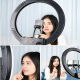 Ring Light LED 18 Pouces Dimmable Avec Trépied 2.1m Pour Diffusion En Direct Température De Couleur Réglable - www.yonis-shop...