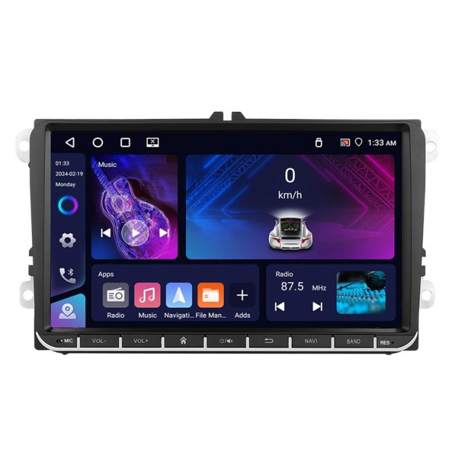 Autoradio Android 13 7 Pouces Écran Tactile HD GPS Bluetooth WIFI Carplay Sans Fil Mémoire 4+64G - www.yonis-shop.com