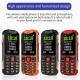Téléphone Portable Résistant 4G Écran 2.6 Pouces Batterie Longue Durée avec Lampe Torche LED et Double SIM - www.yonis-shop.com