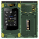 Téléphone Portable à Clapet 4G Écran Double Batterie Longue Durée Boutons Grands et Lumineux SOS Intégré Options Multi-Langue...