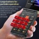 Téléphone Portable à Clapet 4G Écran Double Batterie Longue Durée Boutons Grands et Lumineux SOS Intégré Options Multi-Langue...