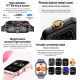 Montre Connectée Sport Rose Écran 1.83 Pouces Appels Bluetooth Suivi Santé Multisports Notifications Étanches - www.yonis-sho...