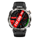 Montre Connectée Sport Étanche IP68 Écran IPS 1.7 Pouces Avec Fonction Torche et Détecteur de Faux Billets Bracelet Silicone ...