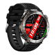 Montre Connectée Sport Étanche IP68 Écran IPS 1.7 Pouces Avec Fonction Torche et Détecteur de Faux Billets Bracelet Silicone ...