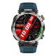 Montre Connectée Sport Étanche IP68 Écran IPS 1.7 Pouces Avec Fonction Torche et Détecteur de Faux Billets Bracelet Silicone ...