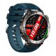 Montre Connectée Sport Étanche IP68 Écran IPS 1.7 Pouces Avec Fonction Torche et Détecteur de Faux Billets Bracelet Silicone ...