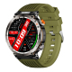 Montre Connectée Sport Étanche IP68 Écran IPS 1.7 Pouces Avec Fonction Torche et Détecteur de Faux Billets Bracelet Silicone ...