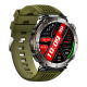 Montre Connectée Sport Étanche IP68 Écran IPS 1.7 Pouces Avec Fonction Torche et Détecteur de Faux Billets Bracelet Silicone ...
