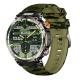 Montre Connectée Sport Étanche IP68 Avec Écran 1.7 Pouces et Bracelet Camouflage Silicone Fonctions Avancées de Détection et ...