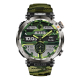 Montre Connectée Sport Étanche IP68 Avec Écran 1.7 Pouces et Bracelet Camouflage Silicone Fonctions Avancées de Détection et ...