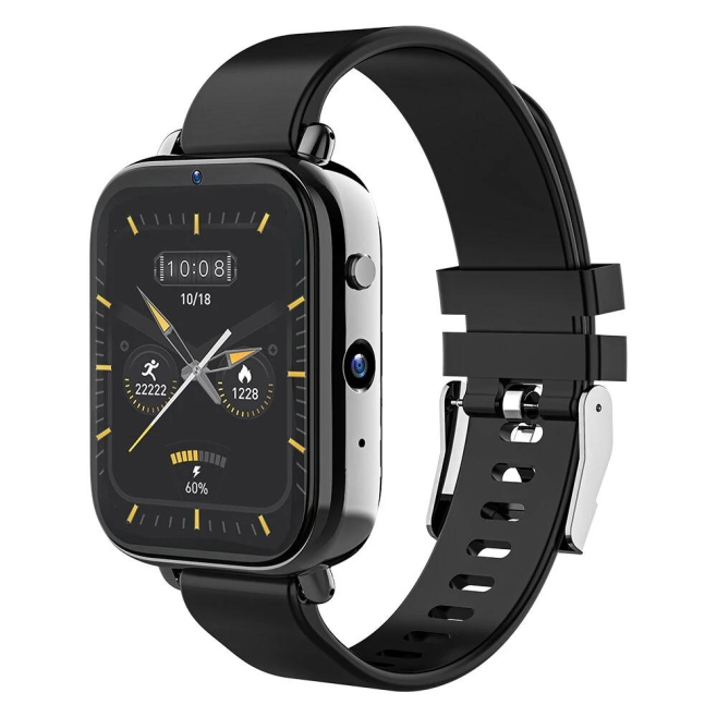 Montre Connectée Android 4G LTE Écran 1.75 Pouces 128GB Caméra 8MP Étanche IP67 GPS Bluetooth 5.0 Autonomie 10 Jours - www.yo...