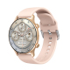 Montre Connectée Écran AMOLED 1.32 Pouces Étanche IP67 Bracelet Silicone Rose Fréquence Cardiaque et Oxygène Bluetooth 5.0 - ...