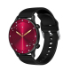 Montre Connectée Écran AMOLED 1.32 Pouces Étanche IP67 Bracelet Silicone Rose Fréquence Cardiaque et Oxygène Bluetooth 5.0 - ...