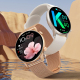 Montre Connectée Écran AMOLED 1.32 Pouces Étanche IP67 Bracelet Silicone Rose Fréquence Cardiaque et Oxygène Bluetooth 5.0 - ...