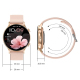 Montre Connectée Écran AMOLED 1.32 Pouces Étanche IP67 Bracelet Silicone Rose Fréquence Cardiaque et Oxygène Bluetooth 5.0 - ...