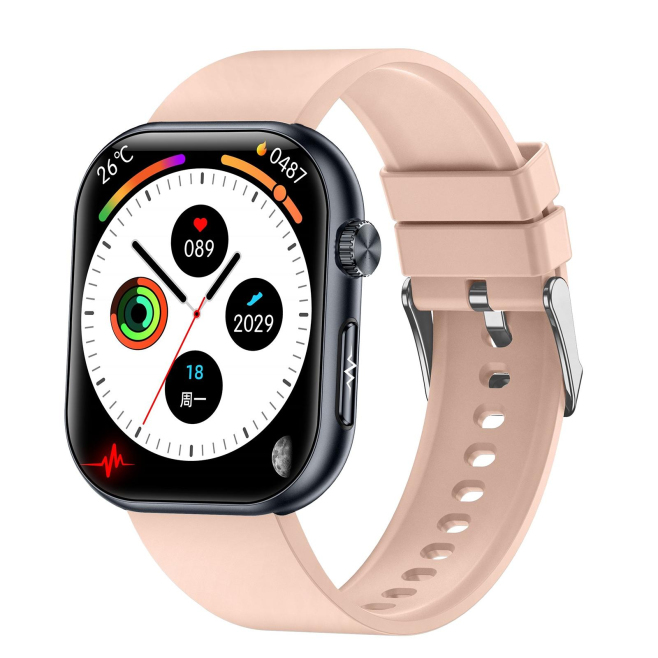 Montre Connectée Écran AMOLED 1.95 Pouces Avec ECG Étanche Bluetooth Autonomie Longue Durée Capteur Gravité - www.yonis-shop.com