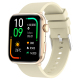 Montre Connectée Écran Carré IPS 1.81 Pouces Rose Surveillance Cardiaque et Oxygène Étanche IP68 Bluetooth 5.3 Autonomie Long...
