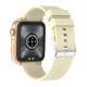 Montre Connectée Écran Carré IPS 1.81 Pouces Rose Surveillance Cardiaque et Oxygène Étanche IP68 Bluetooth 5.3 Autonomie Long...