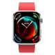 Montre Connectée Écran Carré IPS 1.81 Pouces Rose Surveillance Cardiaque et Oxygène Étanche IP68 Bluetooth 5.3 Autonomie Long...