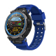 Montre Connectée Sport Étanche Écran Rond 1.53 Pouces Suivi Fréquence Cardiaque Pression Artérielle Longue Autonomie Bluetoot...