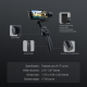 Stabilisateur Smartphone Professionnel 3 Axes Avec Algorithme Anti-Tremblement Longue Autonomie et Suivi Intelligent Pour Pho...