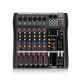 Table De Mixage Audio Professionnelle 6 Canaux Avec Alimentation 48V Et Connexion Bluetooth - www.yonis-shop.com