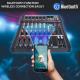 Table De Mixage Audio Professionnelle 6 Canaux Avec Alimentation 48V Et Connexion Bluetooth - www.yonis-shop.com