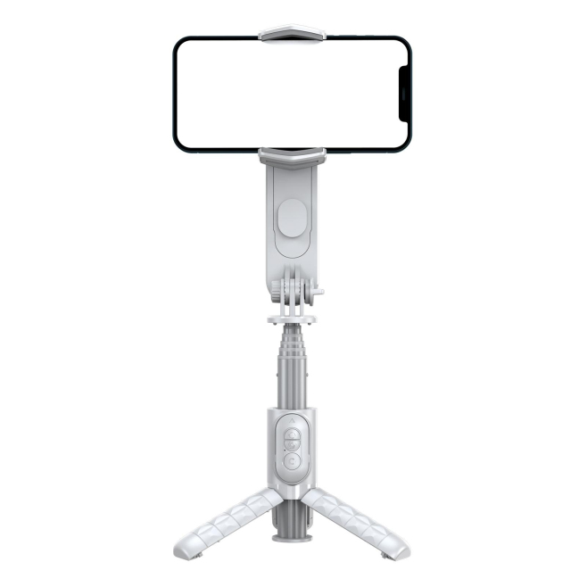 Stabilisateur Smartphone Léger Et Pliable Avec Lumière Intégrée Et Télécommande Sans Fil - www.yonis-shop.com