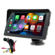 Autoradio Bluetooth 5.0 Écran 7 Pouces HD Avec CarPlay Sans Fil et Android Auto Projection Facile Navigation et Musique Haute Définition