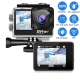 Caméra Sport Étanche 5K HD Avec Écran Tactile Double Anti-Vibration et Télécommande - www.yonis-shop.com