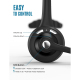 Casque Bluetooth 5.0 Sans Fil Pour Service Client Avec Réduction De Bruit Et Longue Autonomie Noir - www.yonis-shop.com