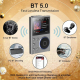 Lecteur MP3 HIFI Bluetooth 2.4 Pouces Qualité Sonore Mastering 16GB Noir Avec Écran TFT Radio FM et Enregistreur - www.yonis-...