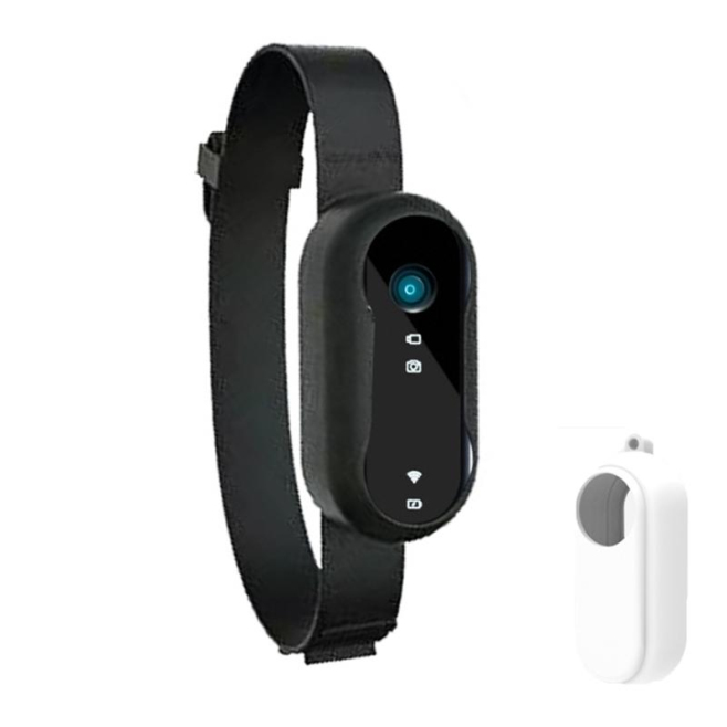 Caméra Sport Extérieure HD Portable Pour Animaux Avec Collier Silicone Et Carte 32G - www.yonis-shop.com