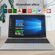 Notebook Ultrafin 15.6 Pouces 16GB 512GB Windows 11 Quad Core Performant Argenté - www.yonis-shop.com