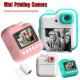 Appareil Photo Enfant Haute Définition Rose Avec Carte 64G Écran IPS Impression Et Vidéo Facile À Utiliser Pour Capturer Les ...