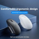 Souris Sans Fil Rechargeable Silencieuse Ergonomique Pour Bureau et Maison Avec Connexion Bluetooth et USB - www.yonis-shop.com