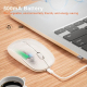 Souris Sans Fil Rechargeable Silencieuse Pour Bureau Et Maison Avec Connexion Bluetooth Et USB - www.yonis-shop.com