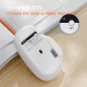 Souris Sans Fil Rechargeable Silencieuse Pour Bureau Et Maison Avec Connexion Bluetooth Et USB - www.yonis-shop.com