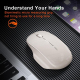 Souris Sans Fil Rechargeable Silencieuse Pour Bureau Et Maison Avec Connexion Bluetooth Et USB - www.yonis-shop.com