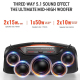 Enceinte Waterproof Puissante 100W Bluetooth Portable Avec Microphone Et Effets Lumineux - www.yonis-shop.com